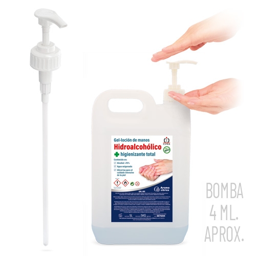 Gel Hidroalcohólico Pack de 4 garrafas de 5 litros Gel Hidroalcohólico Pack de 4 garrafas de 5 litros