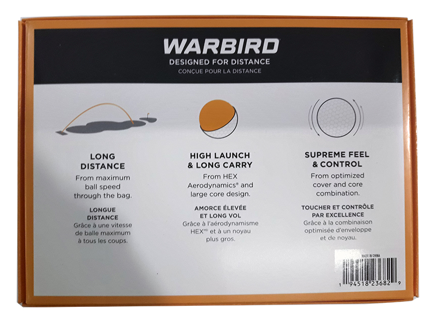Pack de 12 bolas de Golf personalizadas Callaway Warbird Pack de 12 bolas de Golf personalizadas Callaway Warbird