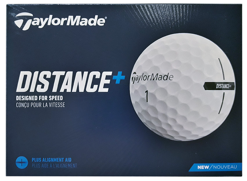 Pack de 12 bolas de golf personalizadas TaylorMade Distance+