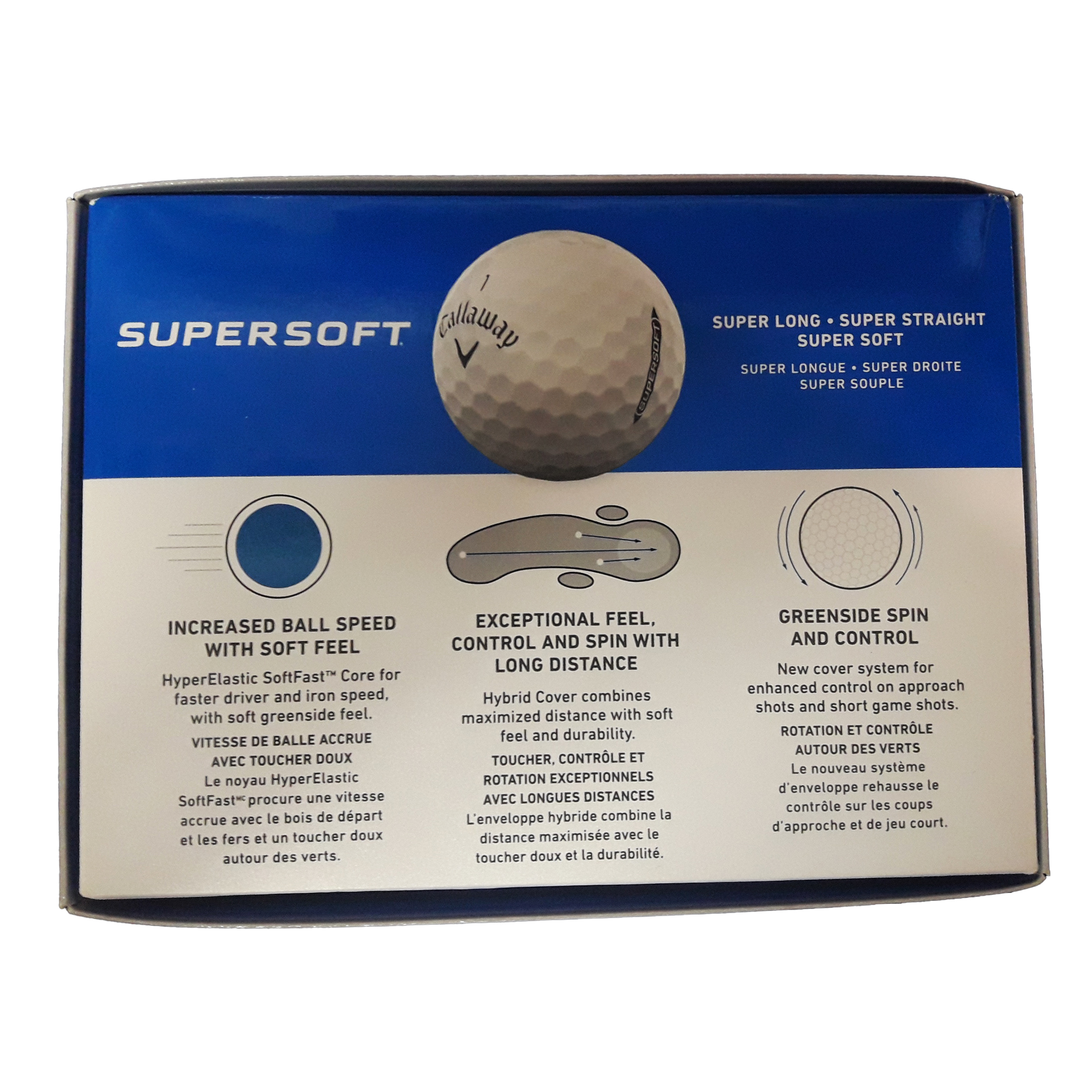Pack 12 bolas de golf personalizadas Callway Supersoft Pack 12 bolas de golf personalizadas Callway Supersoft