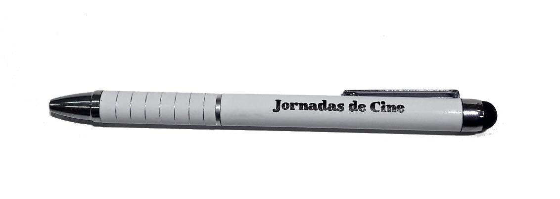 Bolígrafo de aluminio con puntero táctil