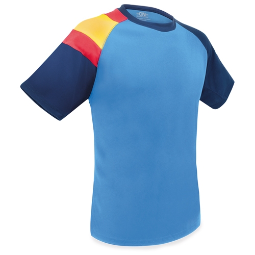 Camiseta deportiva ESPAÑA HOMBRO Poliéster 145g Para adulto y niño