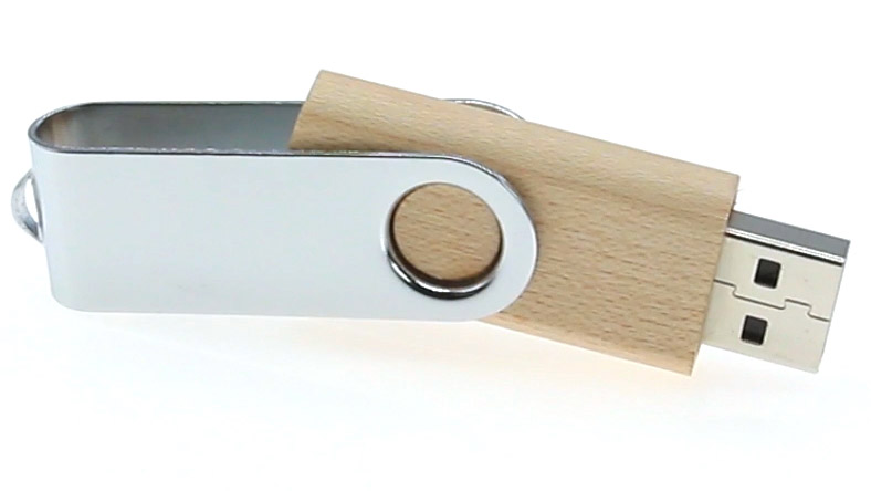 Pack 100 USB Tijera de Madera