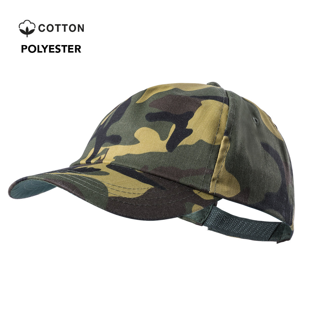 Camiseta y gorra de camuflaje