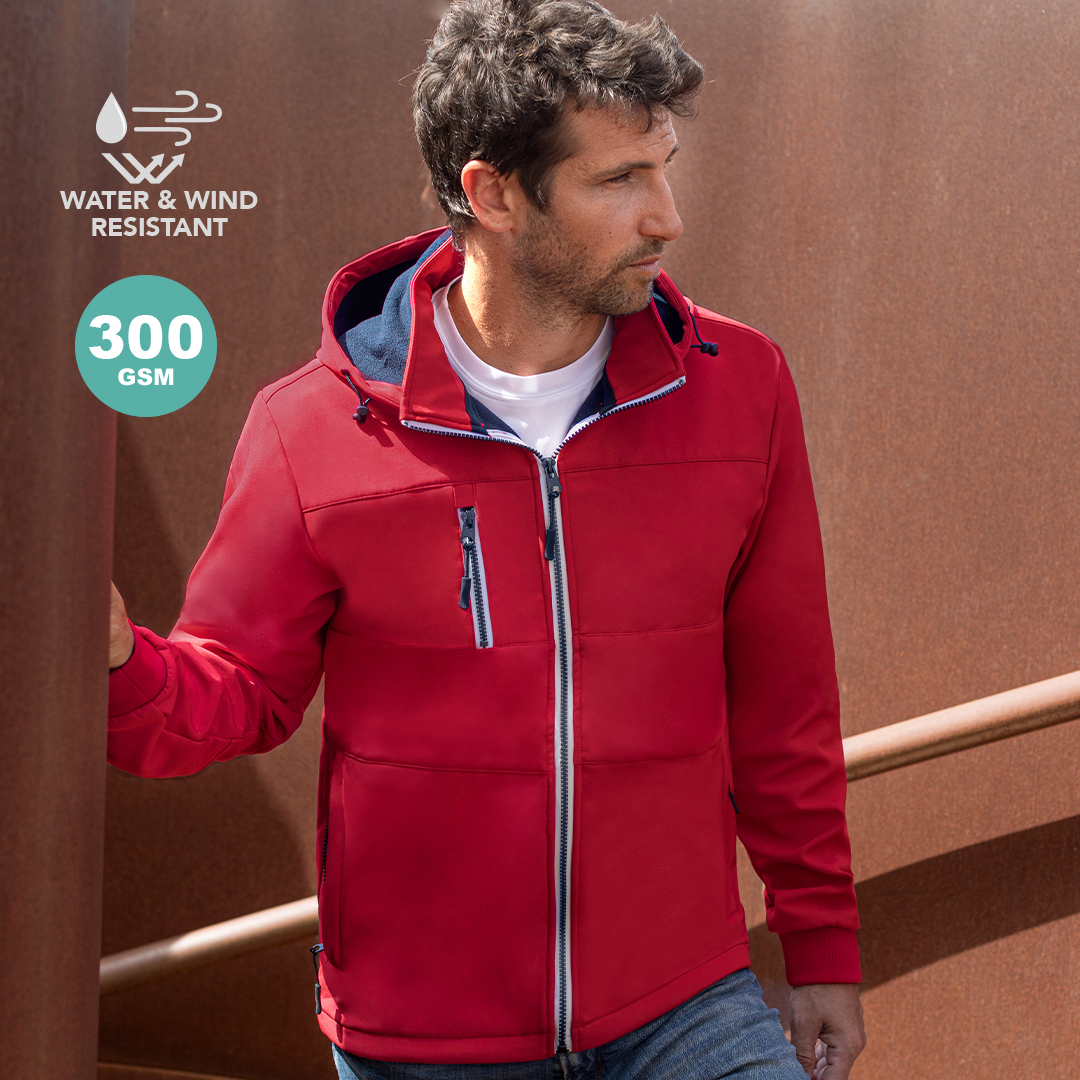 Chaqueta Unisex Soft Shell 300g Opcional con o sin mangas