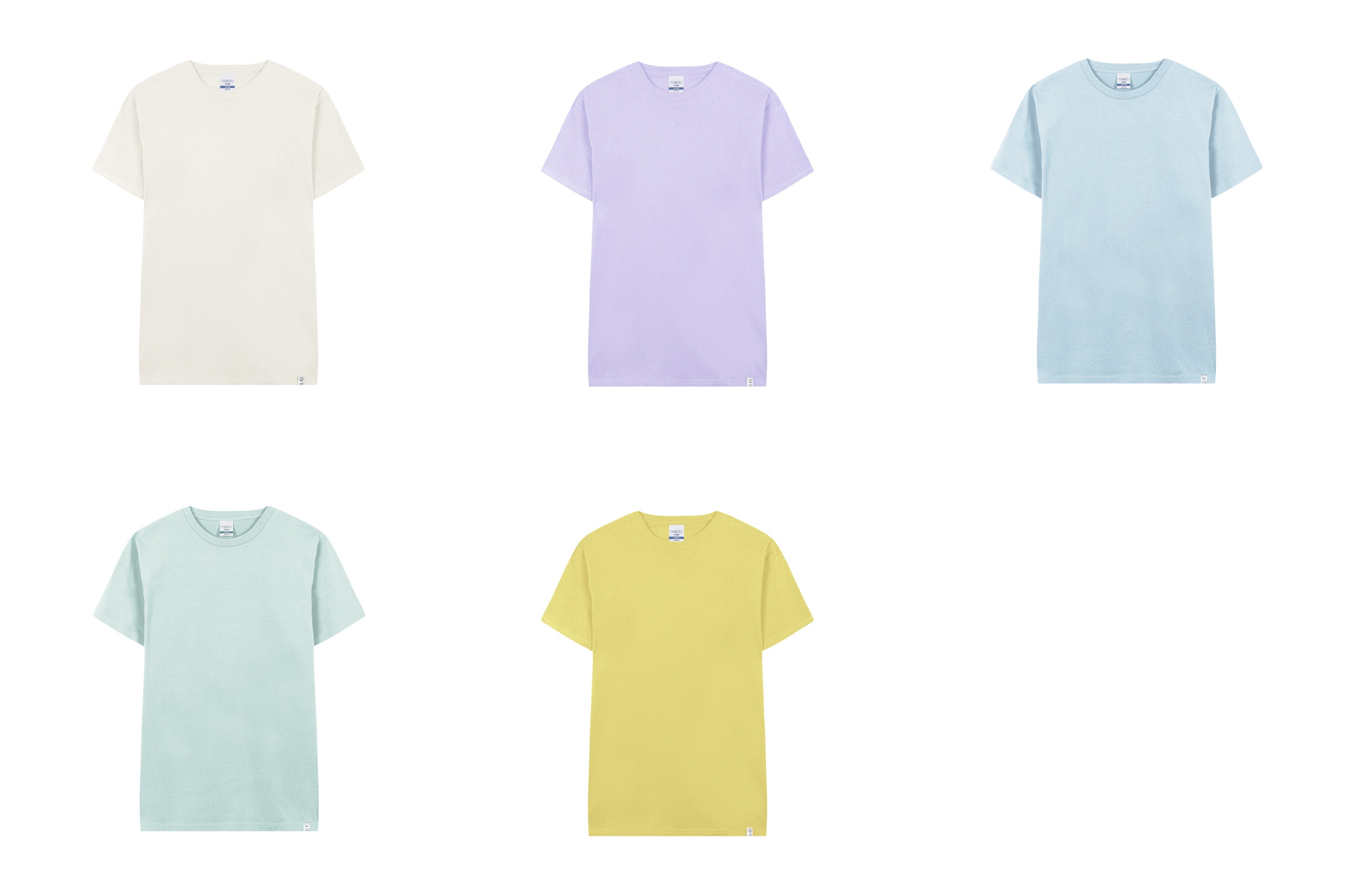 Camiseta Unisex de colores pastel 150g