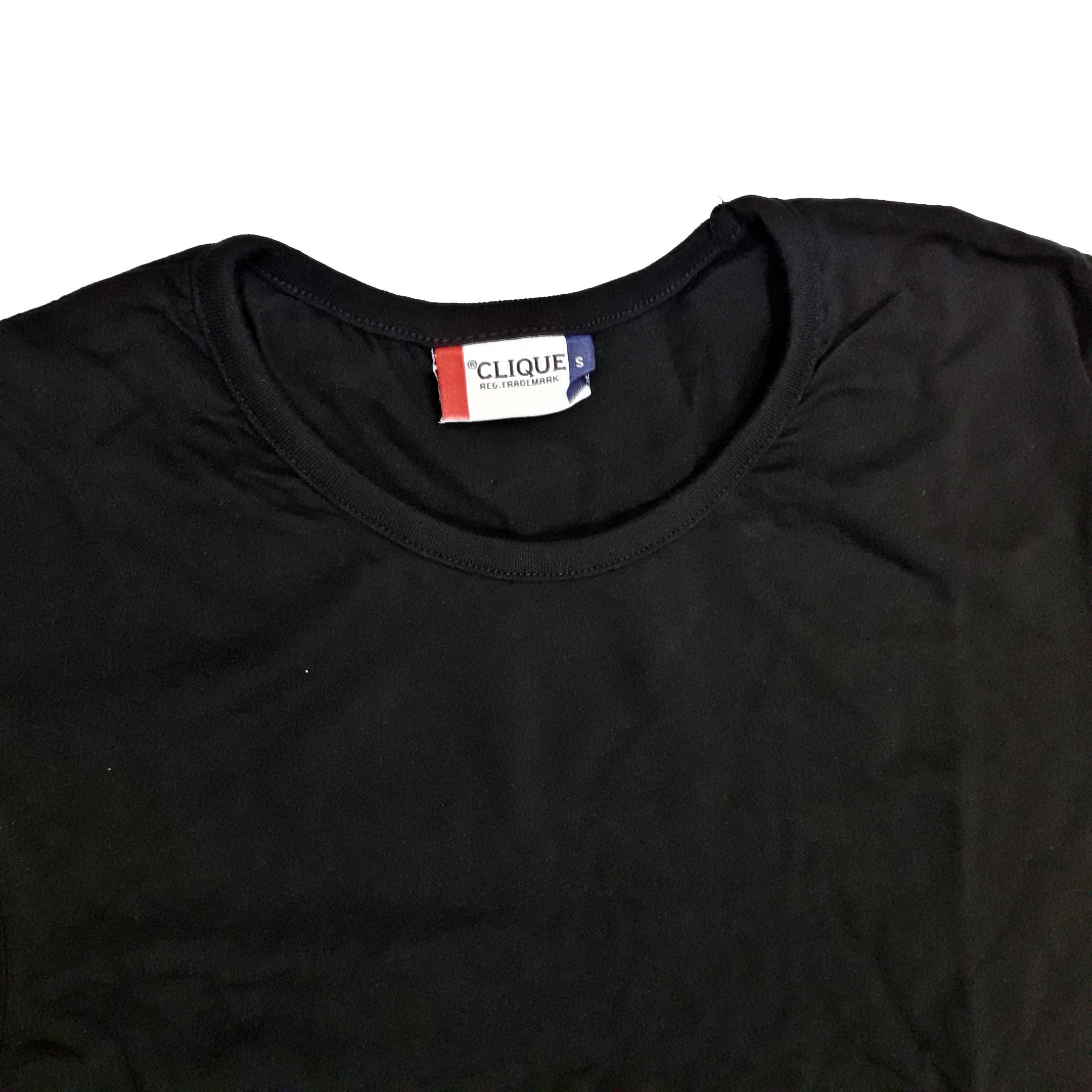 Camiseta negra de hombre manga larga Talla S