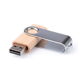 Pack 100 USB Tijera de Madera