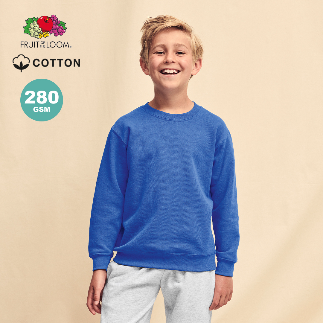 Sudadera unisex para niños COLORES 280g