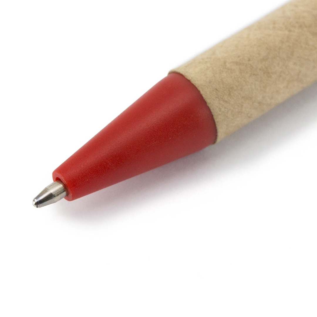 Bolígrafos de cartón con clip de colores