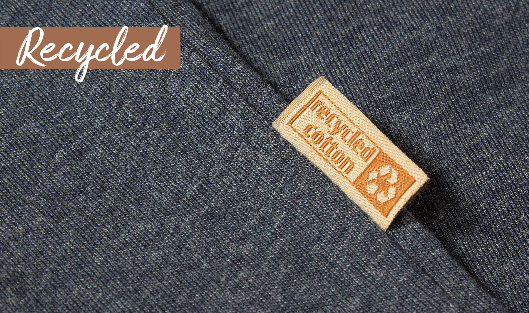 Camiseta de algodón reciclado 160g