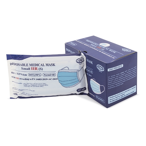 Pack 50 mascarillas desechables IIR para niños