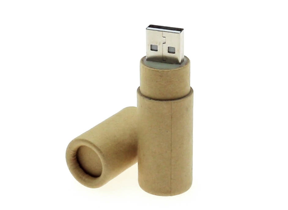 Pack 100 USB de Cartón reciclado