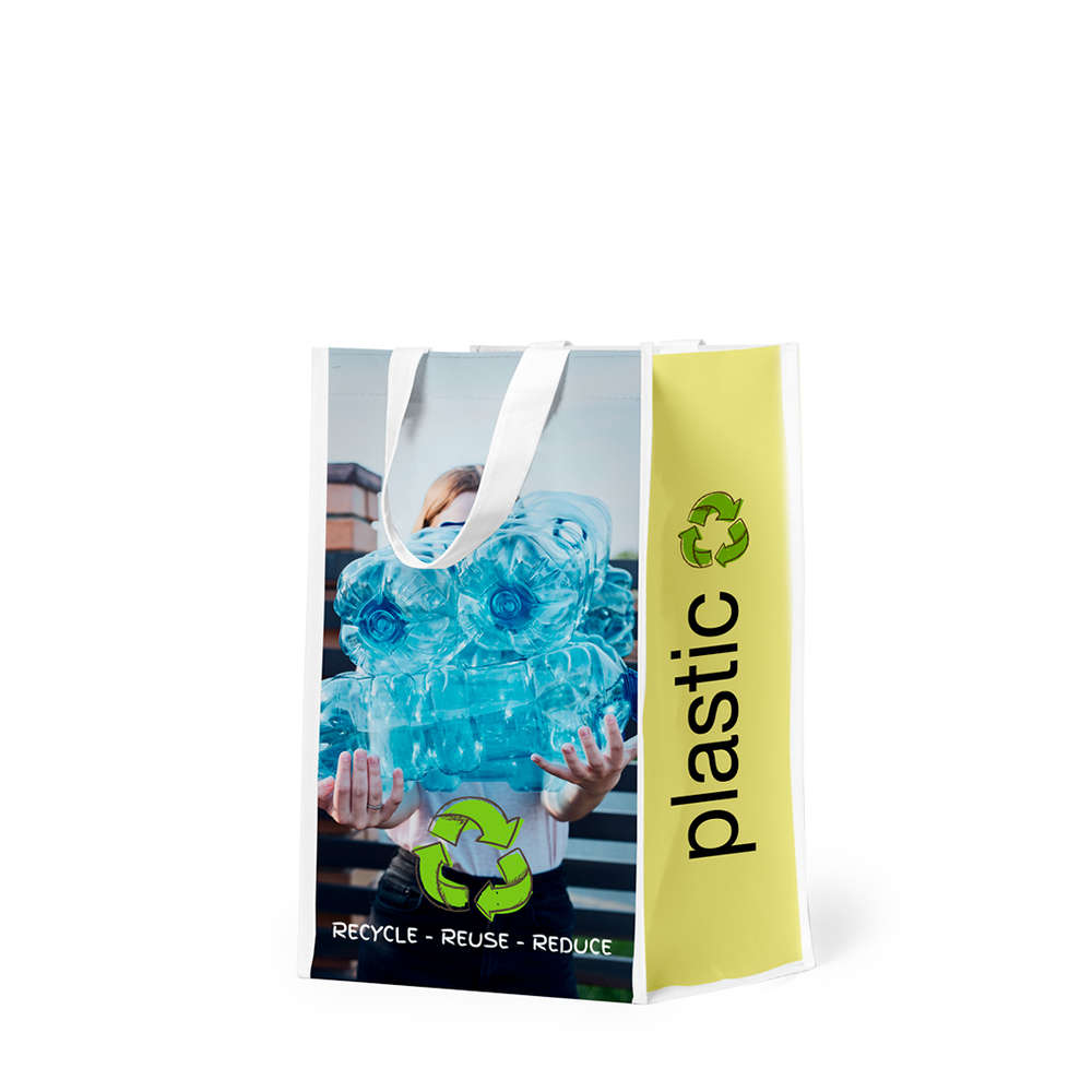 2000 Bolsas RPET 140gr PERSONALIZACIÓN TOTAL
