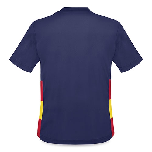 Camiseta deportiva ESPAÑA COSTADO Poliéster 145g Para adulto y niño