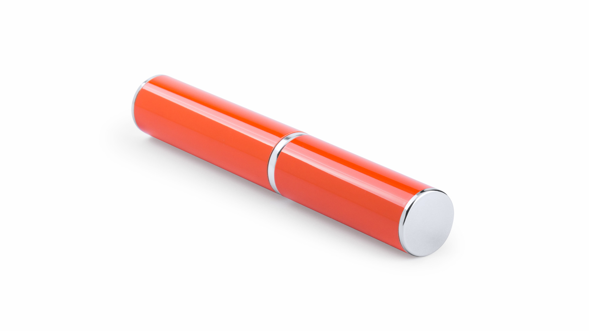 Boligrafo con puntero encapsulado en tubo de metal