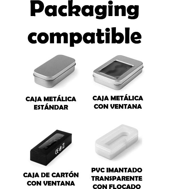 Pack 100 USB Redondos o Cuadrados