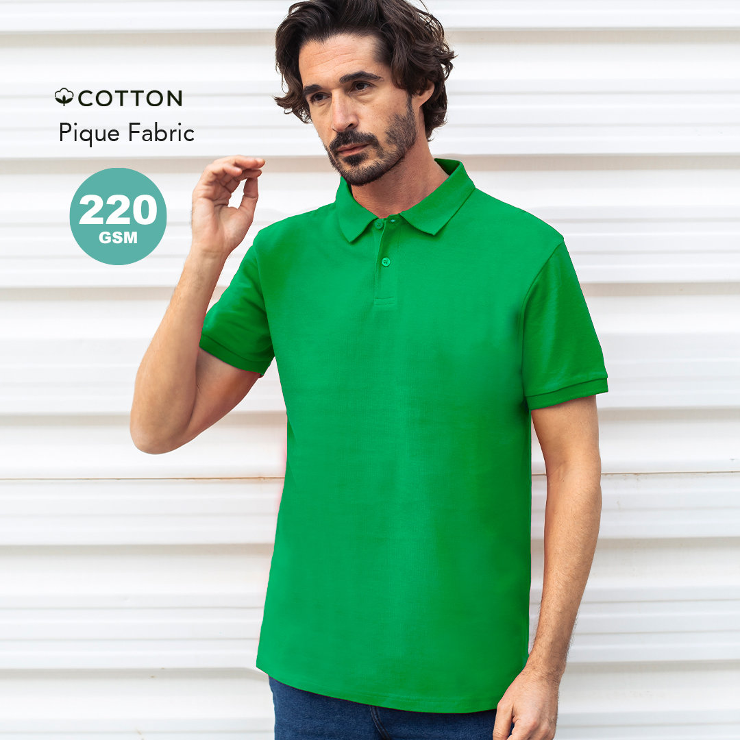 POLO HOMBRE COLOR 220g