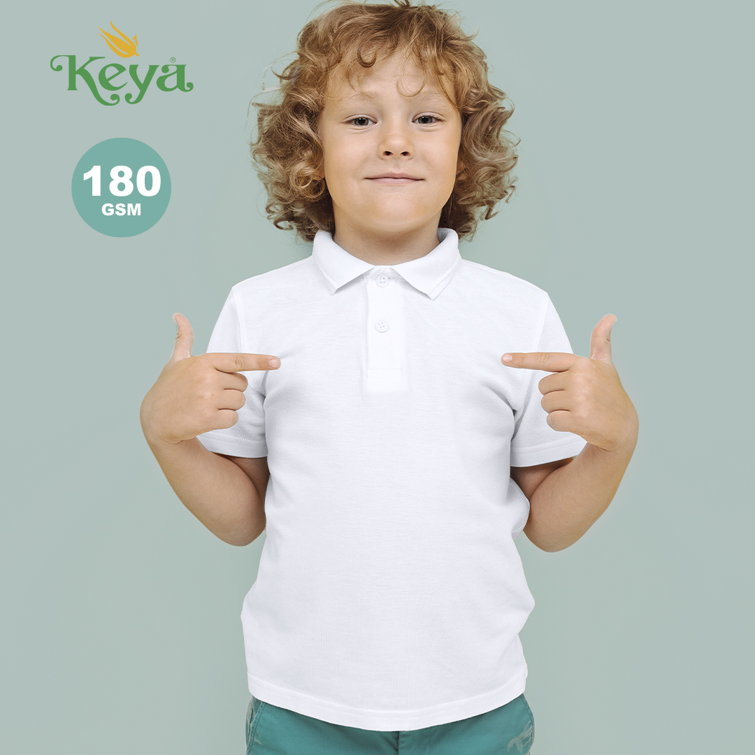 Polo unisex para niños COLORES 180g