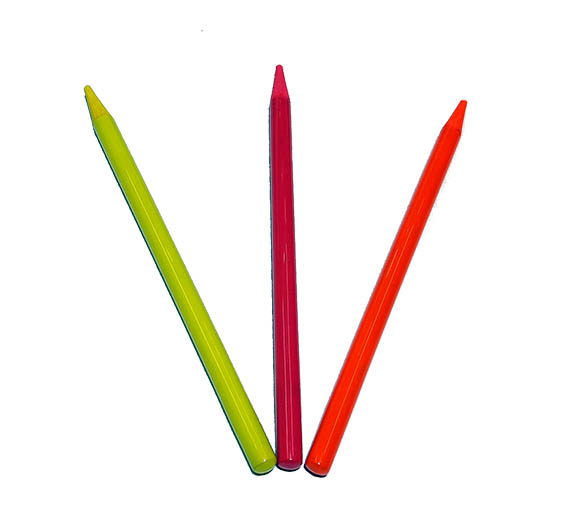 Lápiz de grafito fluorescente