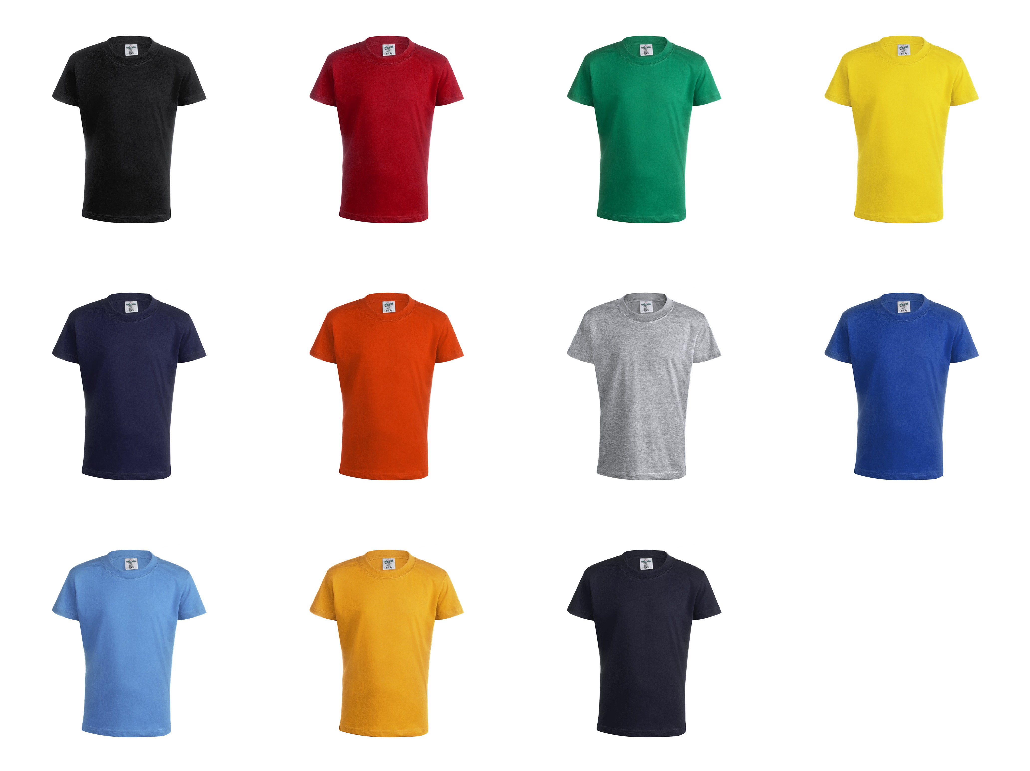 Camiseta unisex para niños COLORES 150g 