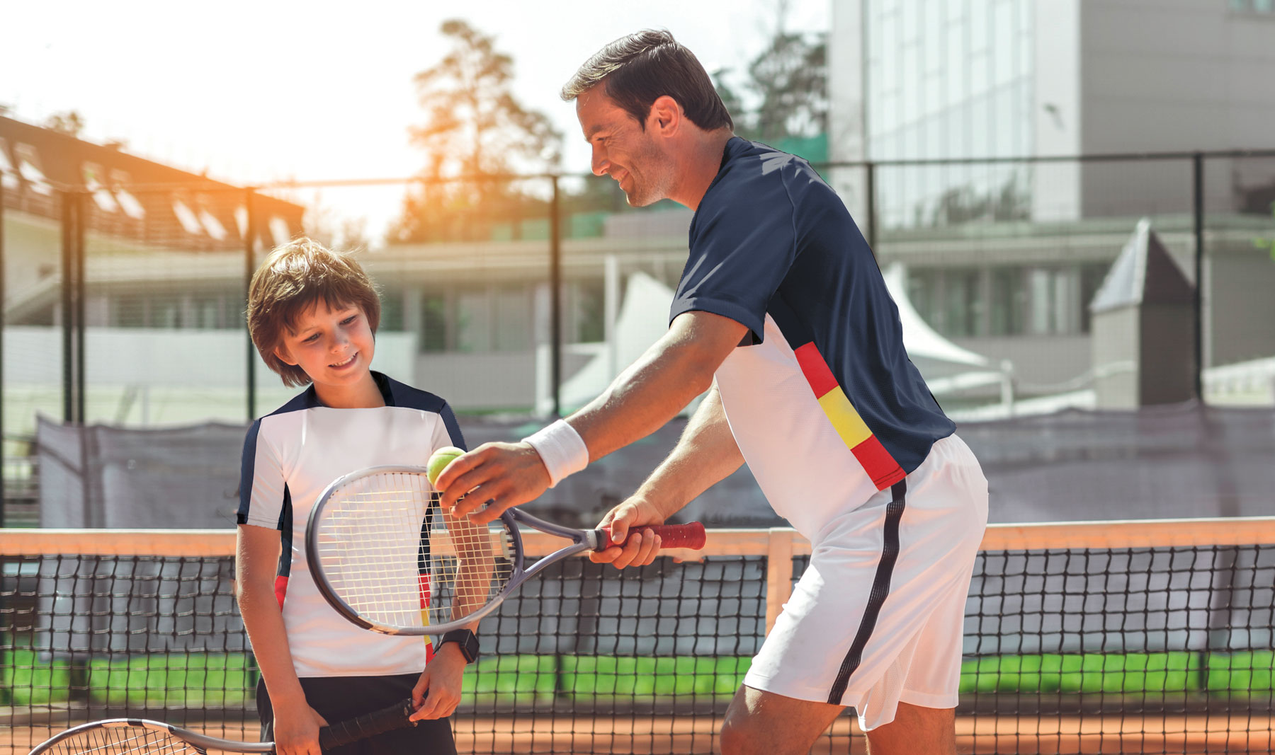 Camiseta deportiva ESPAÑA COSTADO Poliéster 145g Para adulto y niño