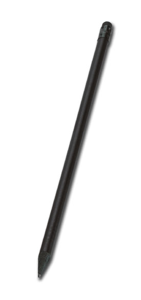 Pack 20 lápices de madera negra mate con goma