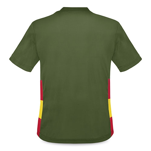 Camiseta deportiva ESPAÑA COSTADO Poliéster 145g Para adulto y niño