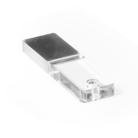 Pack 100 USB Transparente con agujero