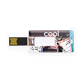 Pack 100 USB Tarjeta Peque 3x6cm