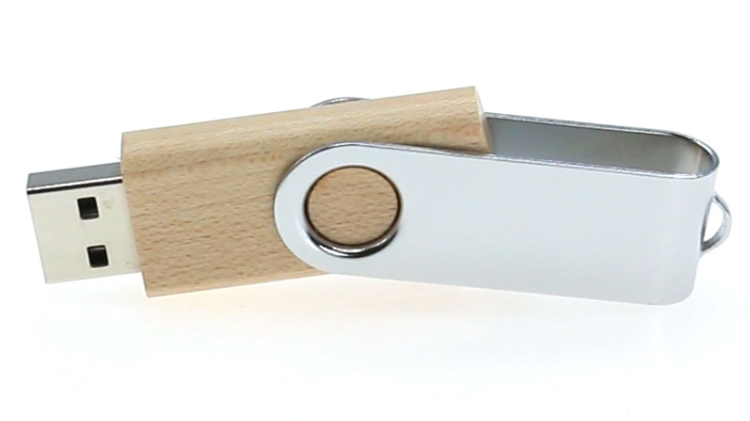 Pack 100 USB Tijera de Madera