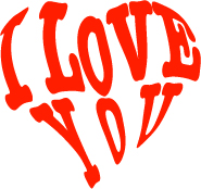 Vinilo Corazon San Valentin