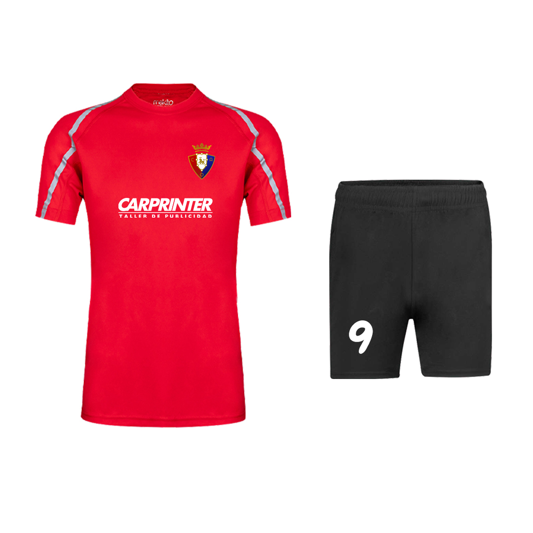 Equipación deportiva ROJA para adultos