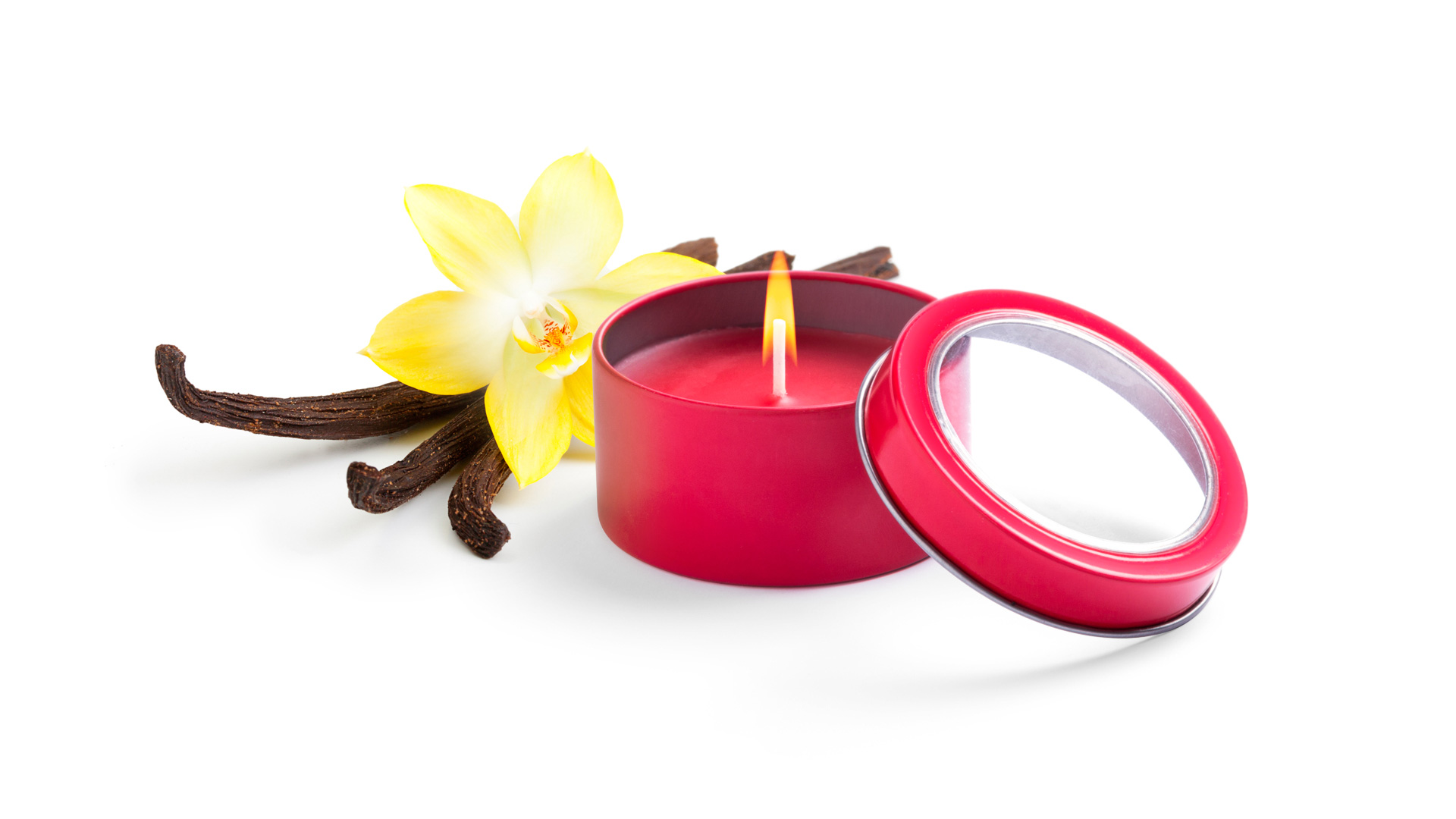 Velas aromáticas de colores