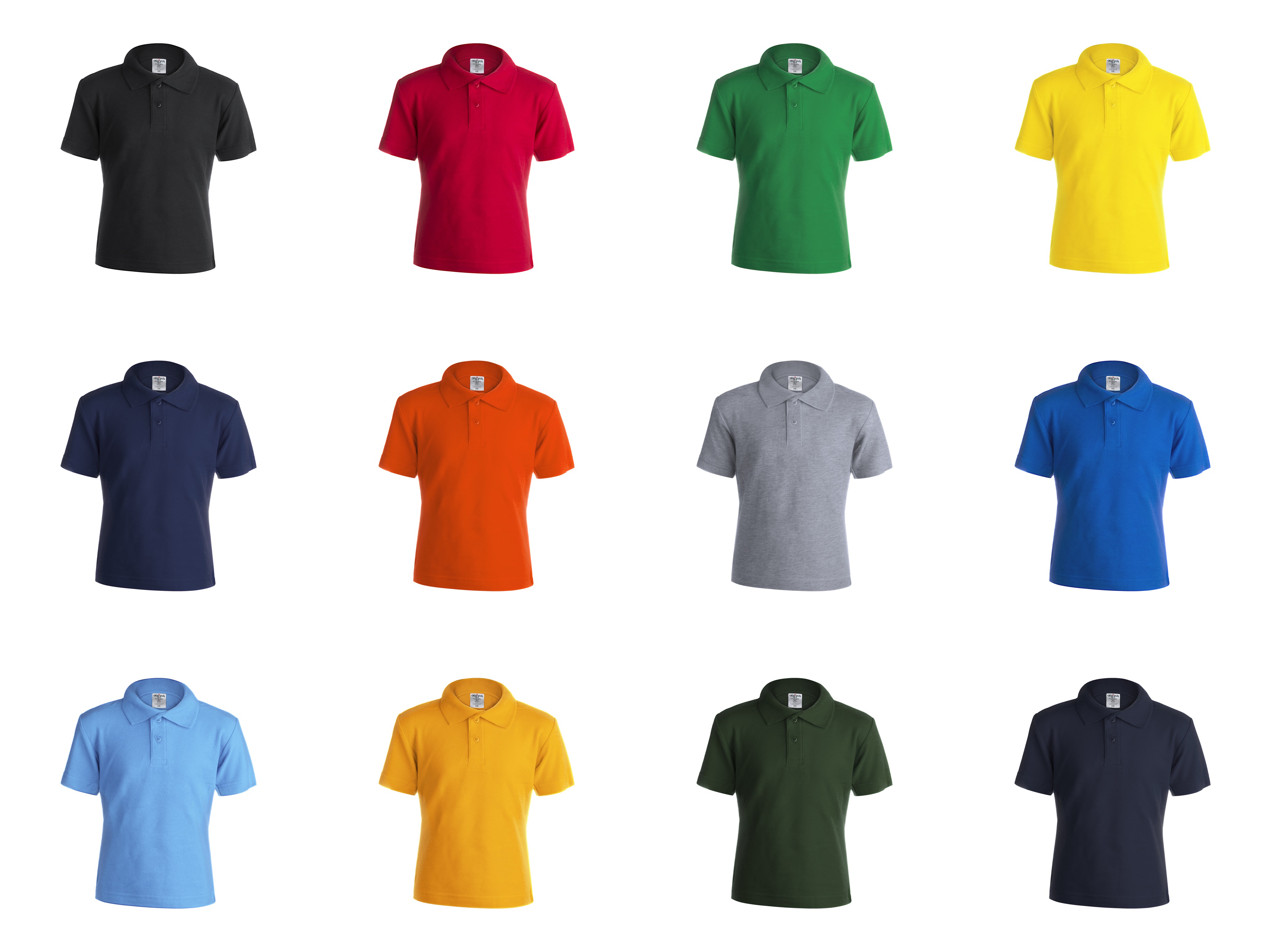 Polo unisex para niños COLORES 180g