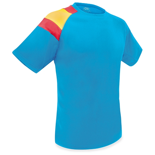 Camiseta deportiva ESPAÑA HOMBRO Poliéster 145g Para adulto y niño