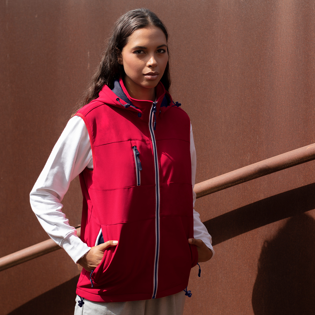 Chaqueta Unisex Soft Shell 300g Opcional con o sin mangas
