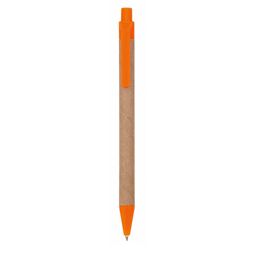 Bolígrafos de cartón con clip de colores