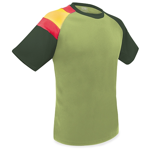 Camiseta deportiva ESPAÑA HOMBRO Poliéster 145g Para adulto y niño