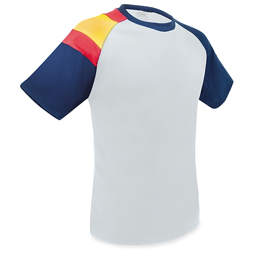 Camiseta deportiva ESPAÑA HOMBRO Poliéster 145g Para adulto y niño