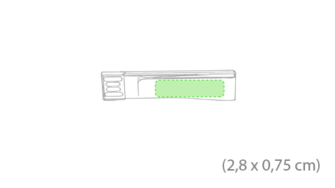 Pack 100 USB Clip Metalico