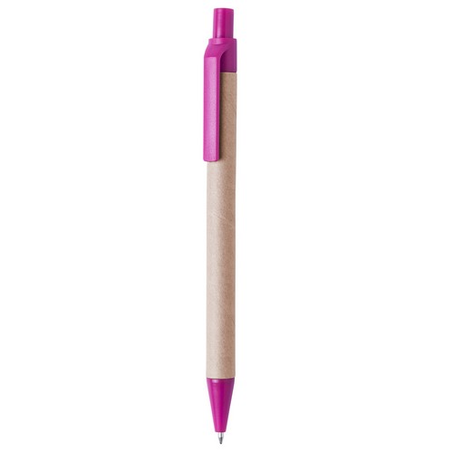 Bolígrafos de cartón con clip de colores