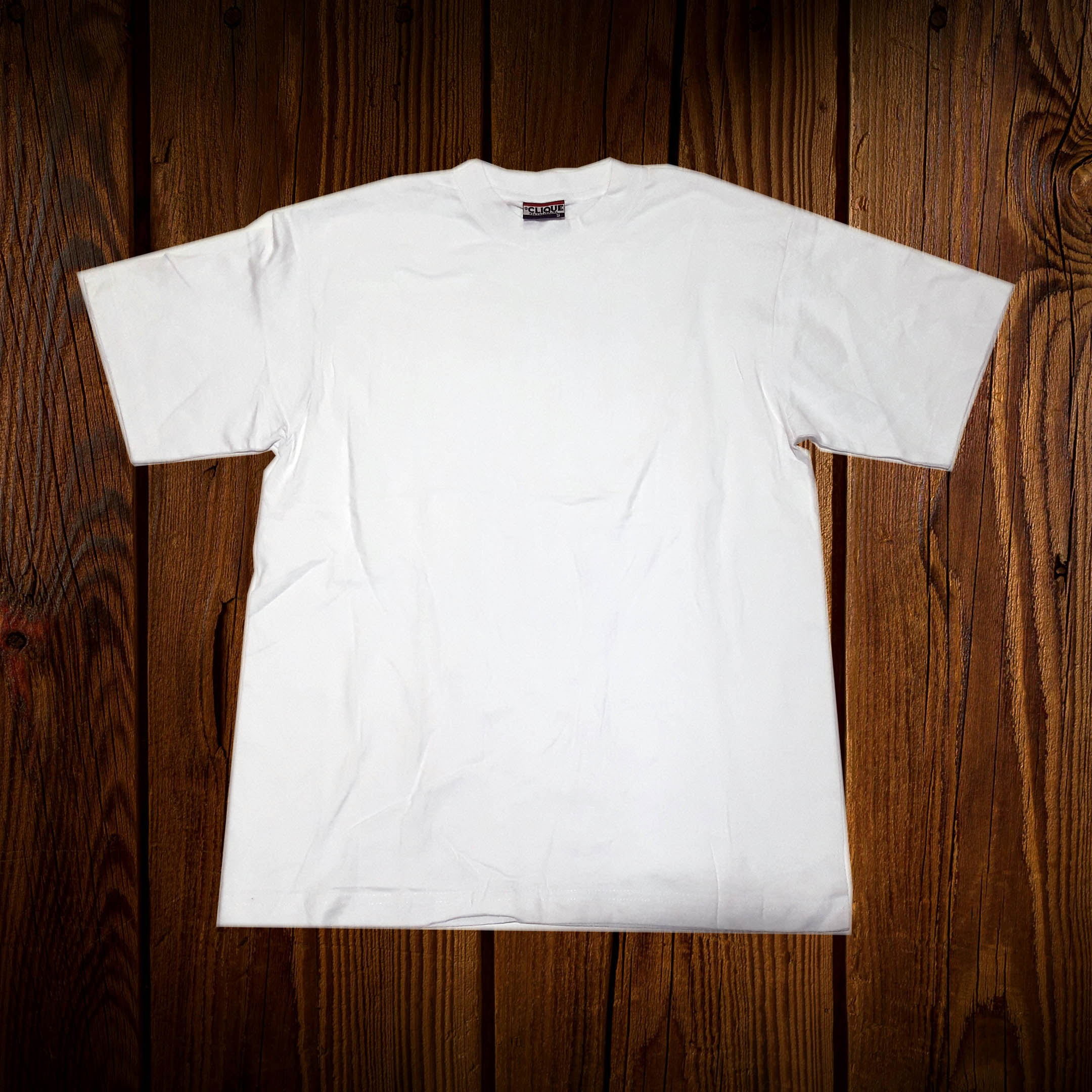 CAMISETA HOMBRE DE CUELLO ANCHO BLANCAS O NEGRAS