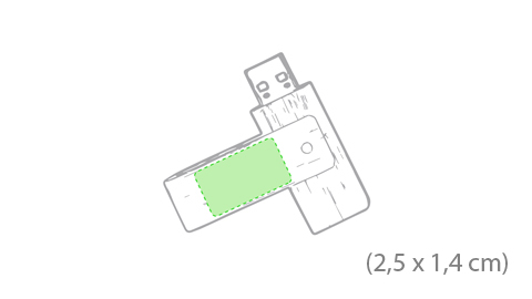 Pack 100 USB Tijera Madera ECO